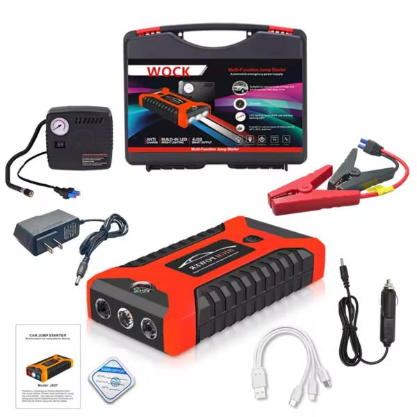1000A Peak Current Lithium Battery Car Jump Starter Waterproof Jump Box Car Battery Pack